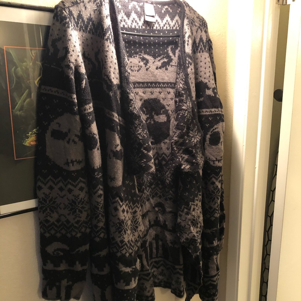 Jack Skellington Drape Cardigan